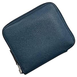 Portefeuille de pièces en soie Azap Compact Hermes - Hermès
