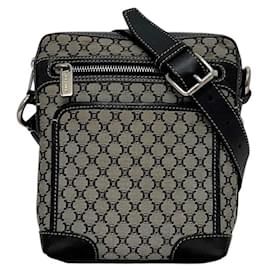 Borsa Céline Marrone Nero Pelle Nylon