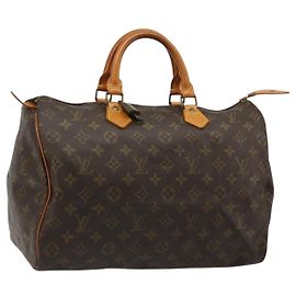 LOUIS VUITTON Monogram Speedy 35 Handtasche M41524 LV Auth 187030SAV