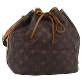 LOUIS VUITTON Borsa a Spalla Monogram Petit Noe M42226 LV Auth 185703A