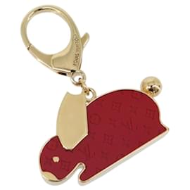 LOUIS VUITTON Bijoux Sac Animalia Lapin Charm metal Red M66129 LV Auth 185782M - Louis Vuitton