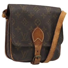 LOUIS VUITTON Borsa a Spalla Monogram Cartouchiere PM M51254 LV Auth 186874