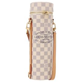 LOUIS VUITTON Damier Azur Porta Bottiglie GI0373 Auth SW2336SAM