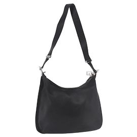 Borsa a Spalla GUCCI in Pelle Nera Argento 001 3341 Auth 187636