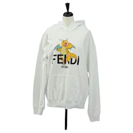 FENDI FENDI x FRGMT x POKMON Hoodie Kairyu Cotton S White Auth am11910SM - Fendi