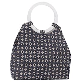 Céline Borsa CELINE C Macadam Canvas Navy Auth 187648V