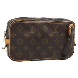 LOUIS VUITTON Monogram Marly Bandouliere Shoulder Bag M51828 LV Auth hk3854