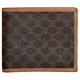 Céline Vintage Celine Macadam Triomphe Monogram Coated Canvas Long