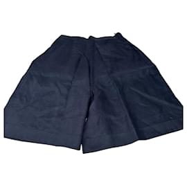 Shorts de algodón vintage Dior azul marino S