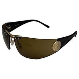 Gafas de sol vintage Celine Logo Marrón con detalles en tono dorado - Céline