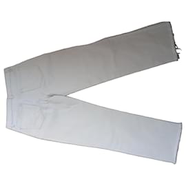 Mango Vaqueros Blancos Corte Recto