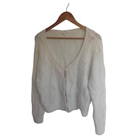 KOOKAÏ Wollcardigan in Ecru