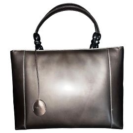 Christian Dior Borsa Tote in Pelle Marrone Scuro