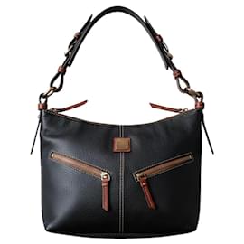 Dooney & Bourke Borsa a tracolla in pelle martellata nera