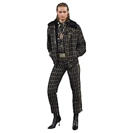 Chanel Paris Egypt Lesage Tweed Bomberjacke und Hose Set