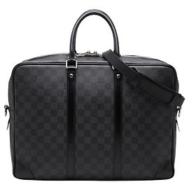 Borsa Business Louis Vuitton Damier Graphite Voyage GM