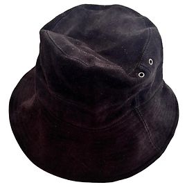 Christian Dior Cappello Bucket in Scamosciato Nero