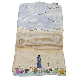 Foulard in seta Moschino Cheap and Chic "Winter Dreams" Olivia