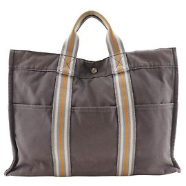 Hermès Fourre Tout MM Baumwoll-Canvas Tote Bag Ginza Limited