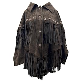 Isabel Marant Pour H&M Braune Fransenjacke Lorena Saravia