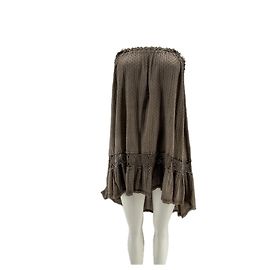Autre Marque Vestido SUNDAY de algodón marrón