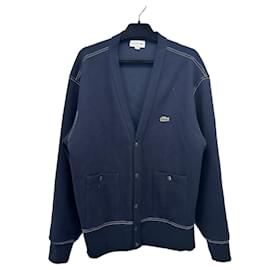 Lacoste Jacke aus Baumwolle marineblau