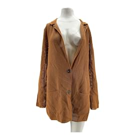 Cardigan en maille Terracota - Autre Marque