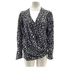 Blusa Isabel Marant Etoile con estampado negra de viscosa
