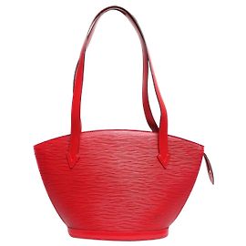 Louis Vuitton Borsa tote vintage rossa 1997 Saint Jacques