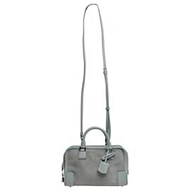 Mini borsa a tracolla Amazona in scamosciato blu - Loewe