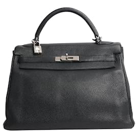 Bolso Kelly 28 2008 negro - Hermès