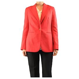 The row Blazer de mezcla de lana roja - talla UK 12