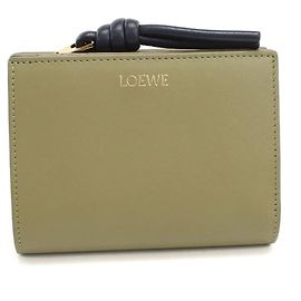 Cartera Bi-Fold Loewe en Khaki