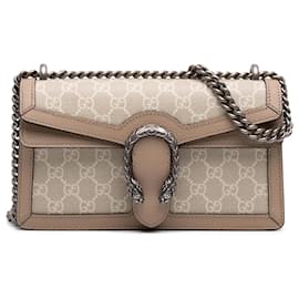 Gucci Beige Medium GG Supreme Dionysus Crossbody