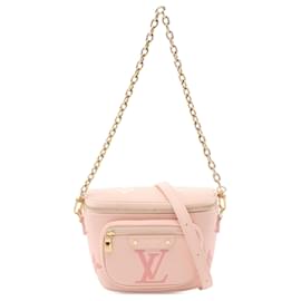 Mini bumbag Louis Vuitton Pink Monogram Empreinte Giant By The Pool