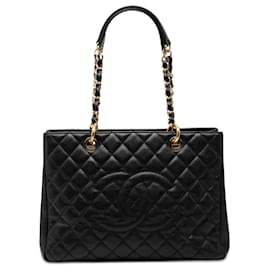 Tote Grand Shopping in Caviar Nero Chanel