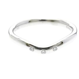 Tiffany & Co Tiffany Curved Band Ring mit 3 Diamonds