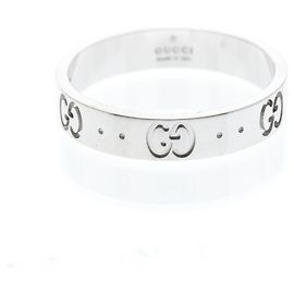 Anillo Icon de Gucci en oro blanco