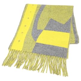 Sciarpa in cashmere con frange Hermes Lady Steady Go - Hermès