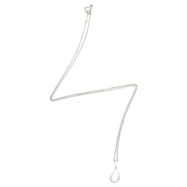 Collana Elsa Peretti in argento sterling con pendente a goccia aperta di Tiffany & Co.