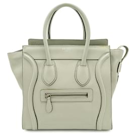 Celine Luggage Micro Shopper Tote Bag aus Leder - Céline