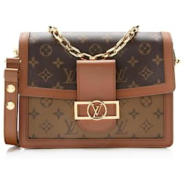 Borsa a tracolla Louis Vuitton Reverse Monogram Dauphine MM