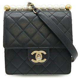 Borsa a Spalla Chanel Matelasse Pearl Chain