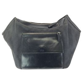 Borsa a tracolla in tela GG e pelle Gucci