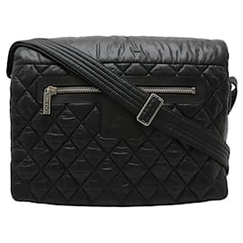 Borsa a tracolla Chanel Coco Cocoon in nylon e pelle