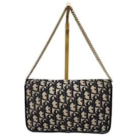 Borsa Christian Dior Diorissimo Trotter Beige/Nero