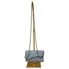 Christian Dior Nano Saddle Pochette Bleue