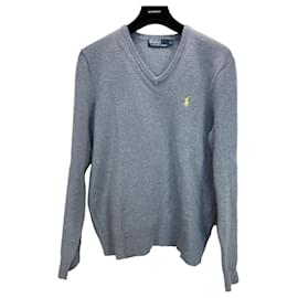 Polo Ralph Lauren V-Ausschnitt Pullover aus Lammwolle