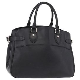 LOUIS VUITTON Epi Passy PM Hand Bag Black M59262 LV Auth 187104