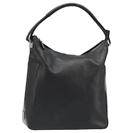Borsa a Spalla GUCCI in Pelle Nera Argento 001 3770 Auth BA13453